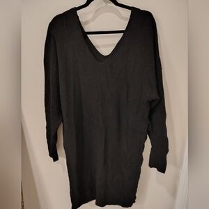 Express knit tie dress